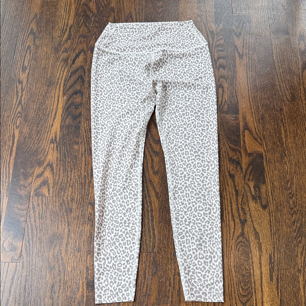 Peloton Beige Leopard Print Leggings